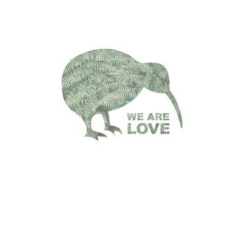 We Are Love - Womens Shallow Scoop Tee Design
