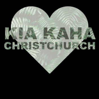 Kia Kaha Christchurch - Unisex Stencil Hoodie Design