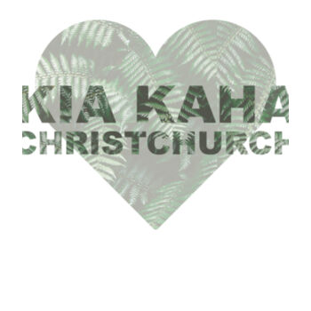 Kia Kaha Christchurch - Womens Curve Longsleeve Tee Design