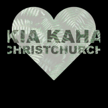 Kia Kaha Christchurch - Womens Maple Tee Design
