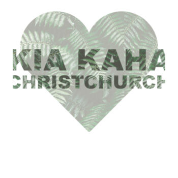 Kia Kaha Christchurch - Womens Mali Tee Design