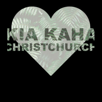Kia Kaha Christchurch - Mens Staple Organic Tee Design