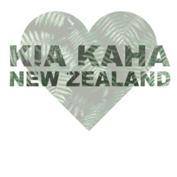 Kia Kaha New Zealand - Womens Crop Tee Design