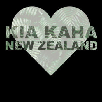 Kia Kaha New Zealand - Mens Staple Organic Tee Design