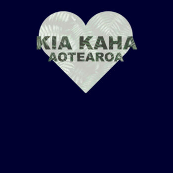 Kia Kaha Aotearoa - Womens Shallow Scoop Tee Design