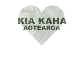 Kia Kaha Aotearoa - Mens Base Organic Long Sleeved Tee Design
