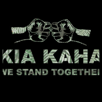 Kia Kaha, We Stand Together - Mens Authentic Singlet Design