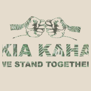 Kia Kaha, We Stand Together - Mens Staple Organic Tee Design