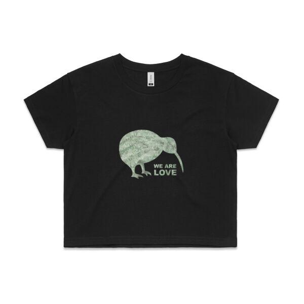 We Are Love - Womens Crop Tee Thumbnail