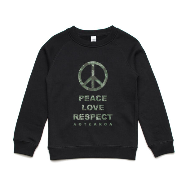 Peace, Love, Respect, Aotearoa - Peace Symbol - Kids Supply Crew Thumbnail