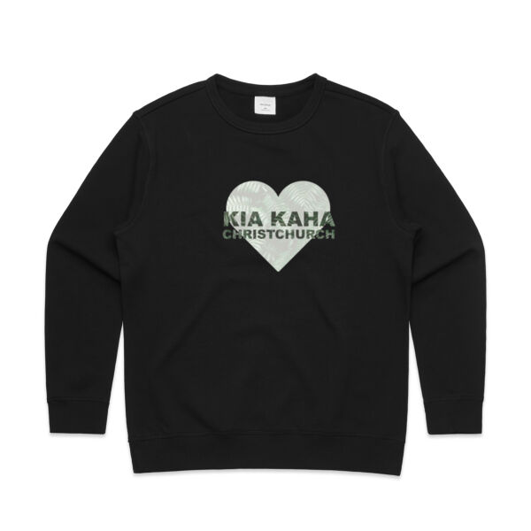 Kia Kaha Christchurch - Womens Premium Crew Thumbnail