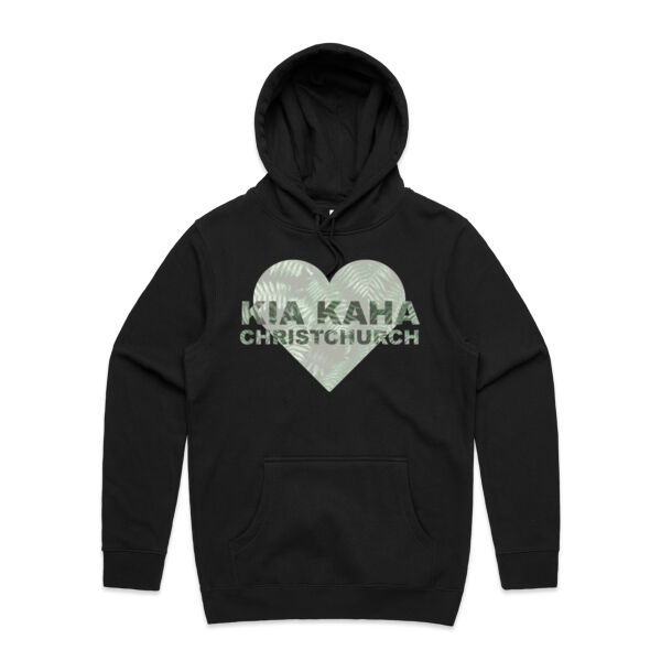Kia Kaha Christchurch - Unisex Stencil Hoodie Thumbnail