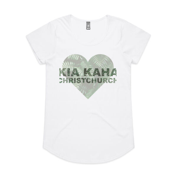 Kia Kaha Christchurch - Womens Mali Tee Thumbnail