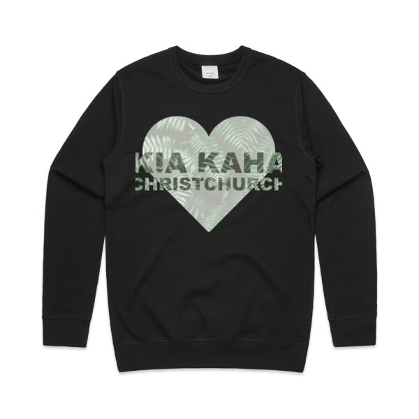 Kia Kaha Christchurch - Mens Premium Crew Thumbnail