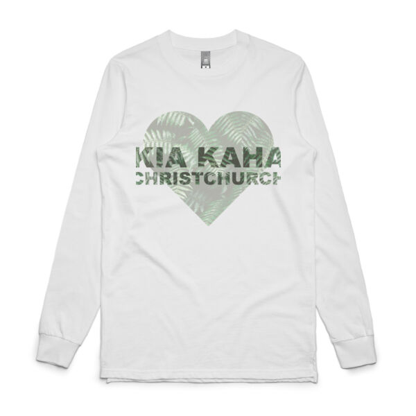 Kia Kaha Christchurch - Mens Base Longsleeve Tee Thumbnail