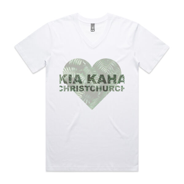 Kia Kaha Christchurch - Mens Tarmac T shirt Thumbnail
