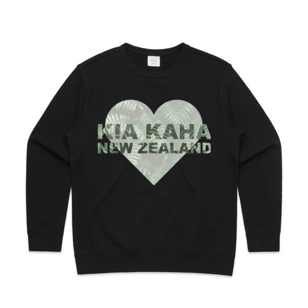 Kia Kaha New Zealand - Womens Premium Crew Thumbnail