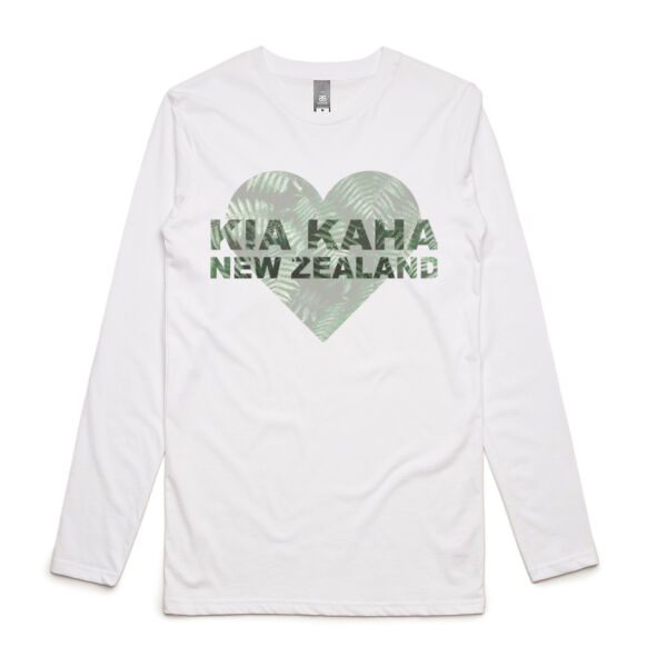 Kia Kaha New Zealand - Mens Ink Longsleeve Tee Thumbnail