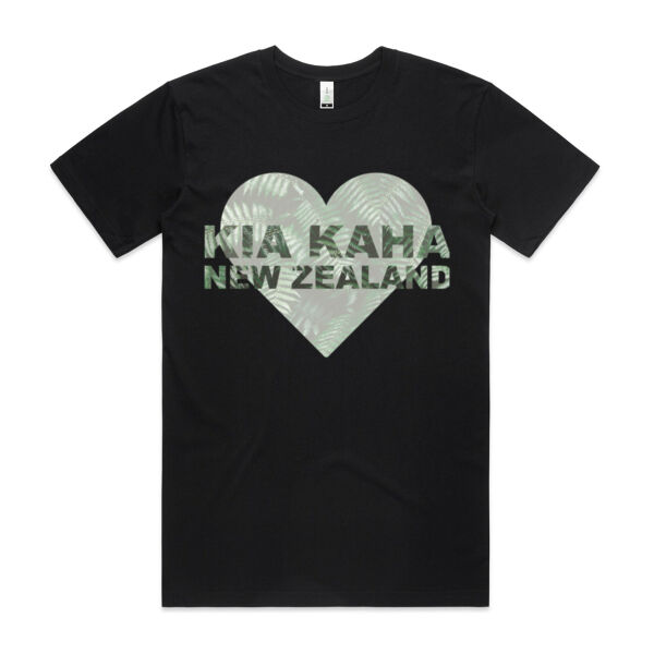 Kia Kaha New Zealand - Mens Staple Organic Tee Thumbnail