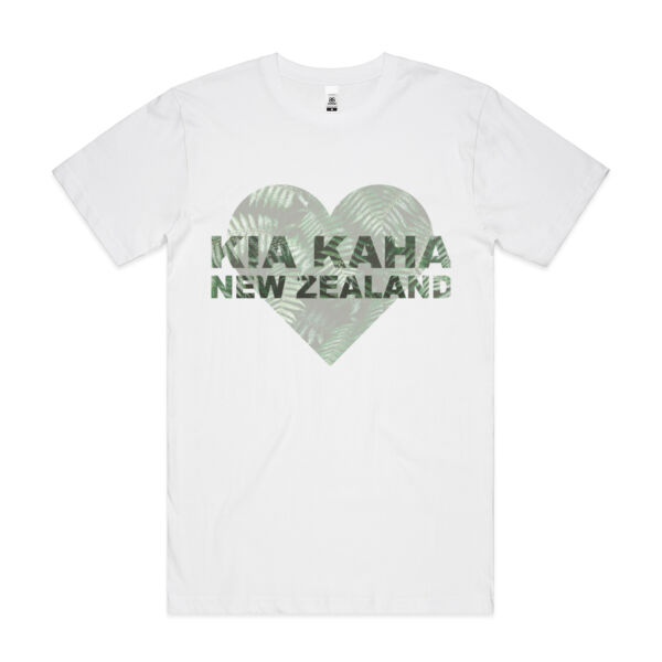 Kia Kaha New Zealand - Mens Block T shirt Thumbnail